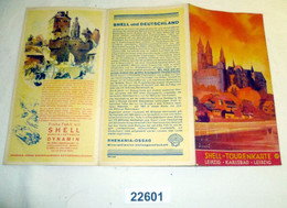 Shell Tourenkarte 17: Leipzig - Karlsbad - Leipzig - Autres & Non Classés