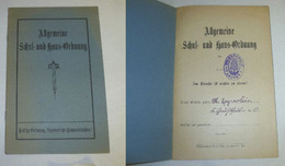 Allgemeine Schul- Und Haus-Ordnung Der Volksschule Lauter - Otros & Sin Clasificación