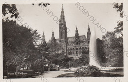 CARTOLINA  WIEN,AUSTRIA,RATHAUS,VIAGGIATA 1959 - Belvedere