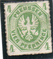 Allemagne :Prusse. Année 1861-65 N°15 * - Postfris