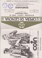 LIBRETTO - PROGRAMMA  :  'OPERA   DI    GENOVA.  STAGIONE LIRICA  1980-81  -  " SEMIRAMIDE " - Opera