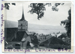 - Dombresson -  ( Neuchâtel ), IM MEMORIAM, Splendide, Grand Format, Glacée, Cliché Peu Courant, écrite, TBE, Scans. - Dombresson 