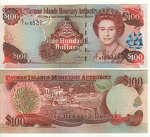 CAYMAN 100 Dollars  P37a  Dated 2006   ( Queen Elizabeth II  - George Town At Back ) - Isole Caiman