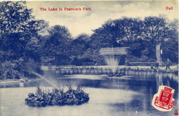 EAST YORKS - HULL - THE LAKE IN PEARSON'S  PARK  Ye402 - Hull