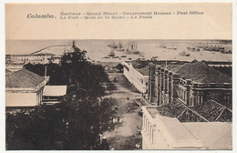 CPA - CEYLAN - COLOMBO - Le Port - Quai De La Reine - La Poste - Sri Lanka (Ceylon)