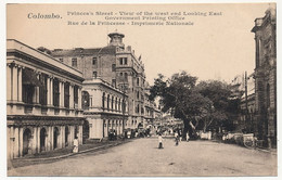 CPA - CEYLAN - COLOMBO - Rue De La Princesse - Imprimerie Nationale - Sri Lanka (Ceylon)