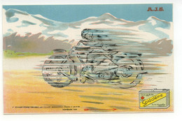 Cartolina Spidoléine A. J. S. 1924 Non Viaggiata Motociclismo Circuito Pisano - Publicidad