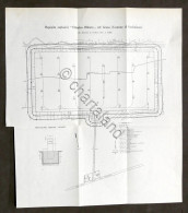 Planimetria Deposito Esplosivi Ulderico Ollearo Sul Grana (Occimiano) - 1931 - Documenti