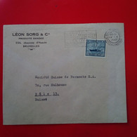 LETTRE BELGIQUE PUB LEON SORG BRUXELLES POUR BALE - Other & Unclassified