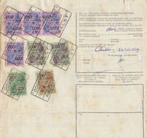 BELGIË/BELGIQUE :1954: Aangifte Ten Verbruik Van Belaste Goederen/Déclaration En Consommation De Marchandises Imposables - Dokumente