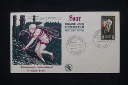 SARRE - Enveloppe FDC En 1955 - Championnat De Cyclo Cross - L 103681 - FDC