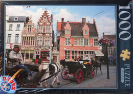 Puzzle "Ville De Gand" Beau! 1000 Pièces 68cm Sur 47cm Neuf * - Puzzle Games