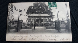 CPA DAHOMEY PORTO NOVO PALAIS DU GOUVERNEMENT PAVOISE EN L HONNEUR DU 14 JUILLET - Dahomey