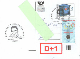 Czech Republic 2021 -  Special Postmark, Nice Stamps, Postage Used - Sommer 2020: Tokio