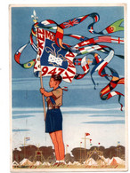 Scoutisme - 1947 - Jamboree   -  Vignette Verso - CPSM°EL - Scouting