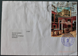 Russia, Letter With Sheet With The 15 Rubles  Stamp New Hermitage In St Petersburg, Painting By Luigi Premazzi.Mi:RU 965 - FDC