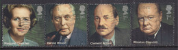 GB 2014 QE2 1st X 4 Prime Ministers Used SG 3642 - 3645 ( H692 ) - Used Stamps