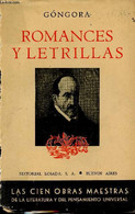 Romances Y Letrillas (Collection "Las Cien Obras Maestras De La Literatura Y Del Pensamiento Universal") - Gongora - 193 - Ontwikkeling