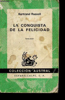 La Conquista De La Felicidad (Collection "Austral", N°23) - Russell Bertrand - 1973 - Ontwikkeling