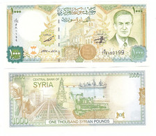 Syria - 1000 Pounds 1997 Pick 111a UNC Lemberg-Zp - Syria