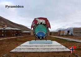Svalbard Islands Pyramiden Arktikugol Sign New Postcard Spitzbergen AK - Norwegen