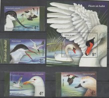 Romania 2015 MiNr. 6979 - 6982 (Block 636) Rumänien Waterfowl Ducks Geese Swans BIRDS 4v + S/sh MNH**   20.40 € - Ungebraucht