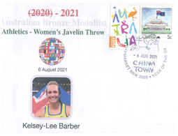 (WW 20 A) 2020 Tokyo Summer Olympic Games - Australia Bronze Medal 6-08-2021 - Athletics - Women's Javelin Throw - Sommer 2020: Tokio