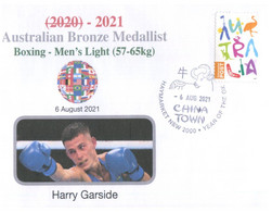 (WW 20 A) 2020 Tokyo Summer Olympic Games - Australia Bronze Medal 6-08-2021 - Boxing - Men's Light (57-65kg) - Sommer 2020: Tokio