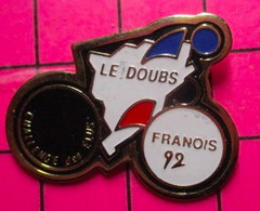 1117 Pin's Pins / Beau Et Rare / THEME : SPORTS / CYCLISME LE DOUBS FRANOIS 92 CHALLENGE DES ELUS - Cyclisme