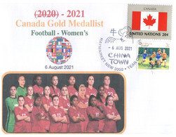 (WW 20 A) 2020 Tokyo Summer Olympic Games - Canada Gold Medal - 6-8-2021 - Women's Football - Sommer 2020: Tokio