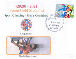 (WW 20 A) 2020 Tokyo Summer Olympic Games - Spain Gold Medal 5-8-2021 - Sport Climbing - Men's Combined - Sommer 2020: Tokio