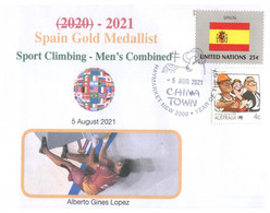 (WW 20 A) 2020 Tokyo Summer Olympic Games - Spain Gold Medal 5-8-2021 - Sport Climbing - Men's Combined - Sommer 2020: Tokio