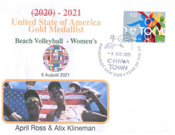 (WW 20 A) 2020 Tokyo Summer Olympic Games - USA Gold Medal 6-8-2021 - Beach Volleyball - Women's - Sommer 2020: Tokio