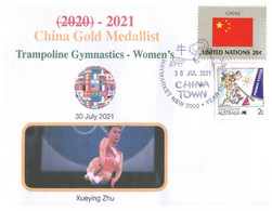 (WW 20 A) 2020 Tokyo Summer Olympic Games - China Gold Medal 30-7-2021 - Trampoline Gymnastic - Women's - Sommer 2020: Tokio