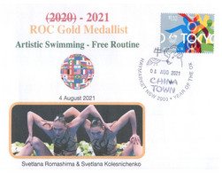 (WW 20 A) 2020 Tokyo Summer Olympic Games - China Gold Medal 4-8-2021 - Artistic Swimming - Free Routine - Sommer 2020: Tokio