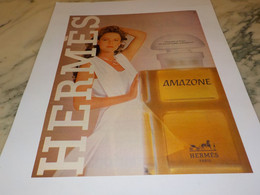 Delcampe - ANCIENNE   PUBLICITE PARFUM AMAZONE DE HERMES 1981 - Autres & Non Classés