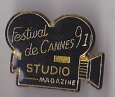 PIN'S THEME  CINEMA  FESTIVAL DE CANNES 91 STUDIO  MAGAZINE - Cinéma