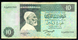 534-Libye 10 Dinars 1991 Sig.7 - Libyen