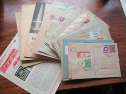 Belegeposten 1945 / 46 SBZ 95 Kempe Briefe Postmeistertrennungen / Randstücke / Besonderheiten Mit Original Slg. Heften - Colecciones (sin álbumes)