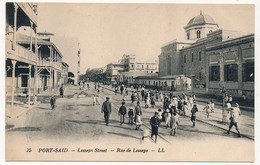 CPA - EGYPTE - PORT-SAÏD - Rue De Lesseps - Puerto Saíd