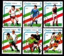 CUBA 1989 Football World Cup In Italy U - Oblitérés