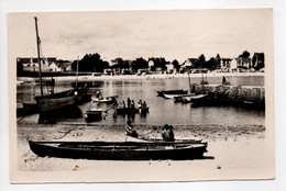 - CPSM LARMOR-PLAGE (56) - Plage De Toulhars Et La Jetée - Editions GABY N° 38 - - Larmor-Plage