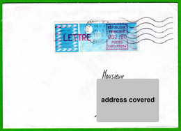 France LSA ATM Stamps C001.69264 / Michel 6.5 Zd / LETTRE 2,20 On Cover 26.3.86 Villefranche / Distributeurs - 1985 Papel « Carrier »