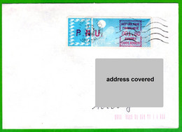 France LSA ATM Stamps C001.69920 / Michel 6.6 Zd / PNU 1,80 On Cover 24.3.86 Lyon Brotteaux / Distributeurs - 1985 Papier « Carrier »