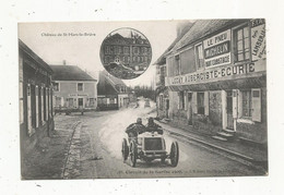 Cp, Sport Automobile , Circuit De La Sarthe 1906 , L'S Dans Saint Martin La Brière,MICHELIN , F.I.A.T. - Rallyes