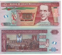 GUATEMALA  New 10 Quetzales  Pnew  PAPER Issue Similar To P123A  Dated  31.1.2018   UNC - Guatemala