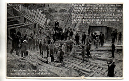AK Schweiz: Wittenbach, Bruggwaldtunnel - 1909 - Rettungs Des Arbeiters Petresoli Nach Verschüttung - SG St. Gall