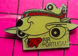 1117 Pin's Pins / Beau Et Rare / THEME : AVIATION / AVION AIR PORTUGAL - Airplanes