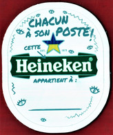 REUNION - RARE - Etiquette Bière Heineken Autocollante Neuve  - EURO 2021 Foot Ball (Im 430-3) - Beer
