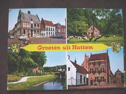 Nederland Holland Pays Bas Hattem Met Stadsmuur En Tinne - Hattem